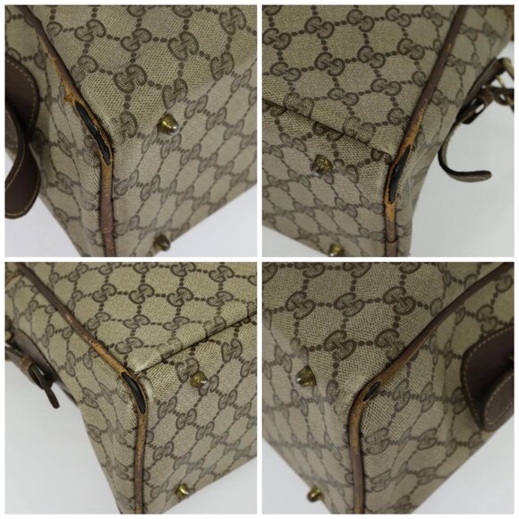 GUCCI GG Supreme Shoulder Bag PVC Beige Auth 133313 - Picture 14 of 16